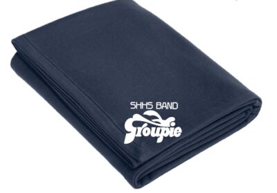 Port & Co Oversized Core Fleece Sweatshirt Blanket - Navy / SHHS Band Groupie
