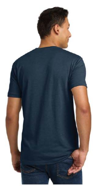 Next Level Apparel Adult CVC Tee - Navy / Blank Back