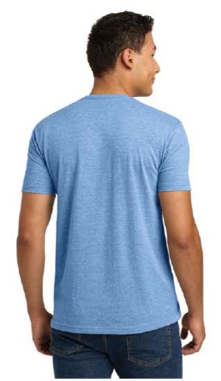 Next Level Apparel Adult CVC Tee - Light Blue / Blank Back