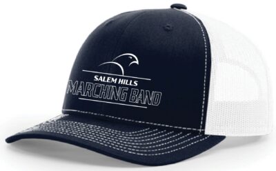 Richardson Trucker Cap - Navy/White / Marching Band Logo