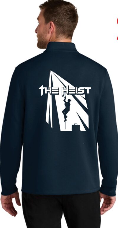 Port Authority Wearever Signature Double Pique 1/4-Zip - Navy / The Heist