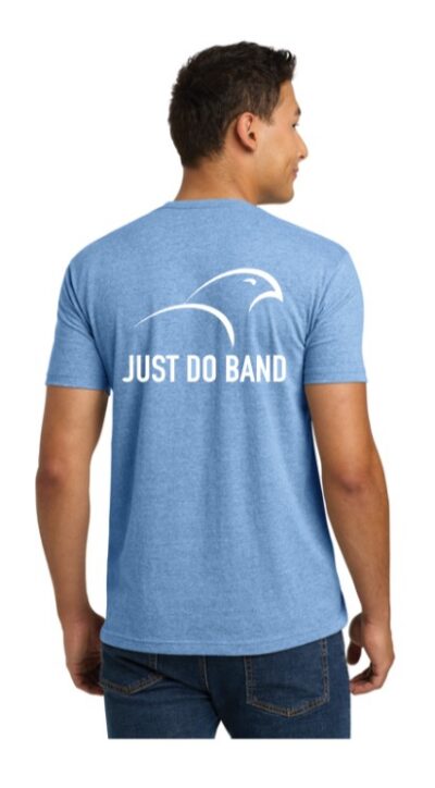 Next Level Apparel Adult CVC Tee - Light Blue / Just Do Band