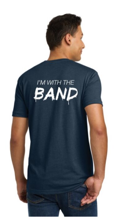 Next Level Apparel Adult CVC Tee - Navy / I'm With The Band
