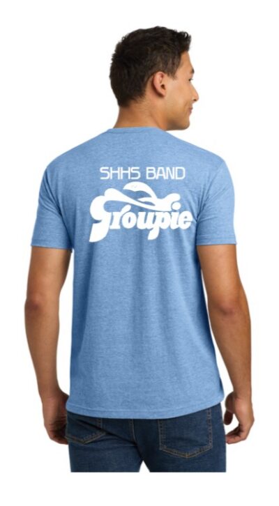 Next Level Apparel Adult CVC Tee - Light Blue / SHHS Band Groupie