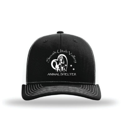 Richardson Trucker Cap - Black/White