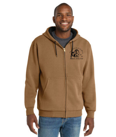 CornerStone® Heavyweight Full-Zip Hooded Sweatshirt with Thermal Lining
