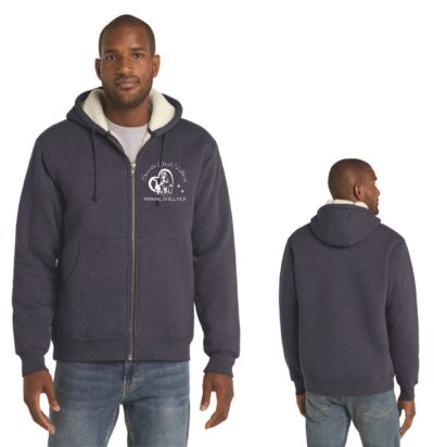 CornerStone® Heavyweight Sherpa-Lined Hooded Fleece Jacket