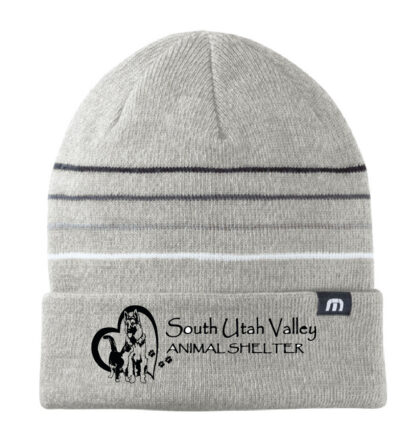 TravisMathew Striped Cuffed Beanie